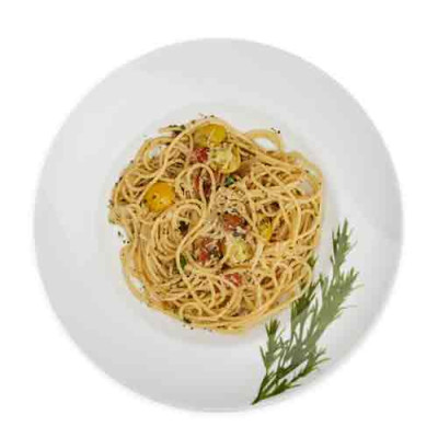 Špagety  Aglio olio + BOX
