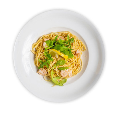 Gamberi spagety + BOX